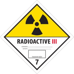 D.O.T. Hazard Labels