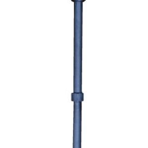 The Vestil Drum Pump Lever Action PPS 2 in Bung features a manual lever action and long nozzle, ideal for dispensing oils or chemicals. It stands vertically against a white background, offering both efficiency and ease of use.