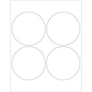 Glossy White Laser Labels
