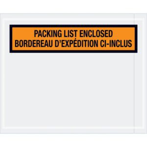 Packing List Envelopes