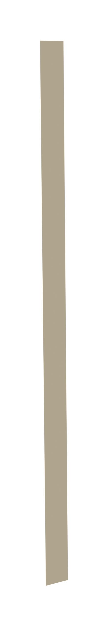 b76pwec0rdazpnk3nviq.jpg A long, vertical, narrow beige rectangle on a white background.