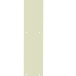 A tall, narrow, light green column with a V-shaped cross-section and evenly spaced small holes along its length, set against a plain white background.