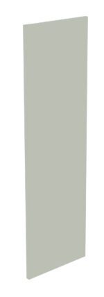 A tall, rectangular, light gray acoustic panel with a smooth surface, shown against a white background. The panel appears to be freestanding and has a thin profile.