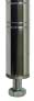 Jaken Wire Post 63" - Chrome