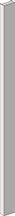 Eagle MHC Rear Filler Scribe, Sitting Height,1X29.125 - EG-SSC-SRFSL-1