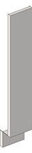 Eagle MHC Toe Filler Panel,Sitting Height,6X29.5