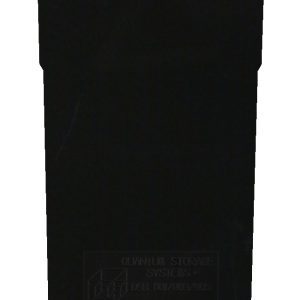 A black Quantum Bin Divider, designed for QSB801, QSB803, and QSB805, subtly features the Quantum Storage Systems logo and Made in U.S.A. text.