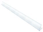 A clear Quantum Angled Label Holder, 24, shown at a 90° angle against a white background.