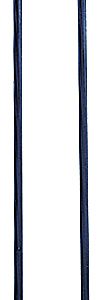 Two vertical steel poles, 70H, with a sleek black powder coated finish stand against a white background, reminiscent of the durable design used in Quantum Tip Out Bin Rails where each bin needs one Qds300 mounting hardware (bins and hardware sold separately).
