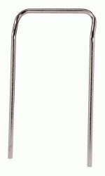 The Quantum U-Handle, 18W x 32H, is crafted from durable 304 stainless steel with chrome finish and U-shaped handles for optimal stability support.
