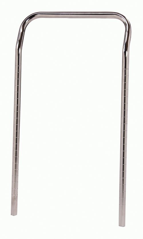 UH18S.jpg The Quantum U-Handle, 18W x 32H, is crafted from durable 304 stainless steel with chrome finish and U-shaped handles for optimal stability support.